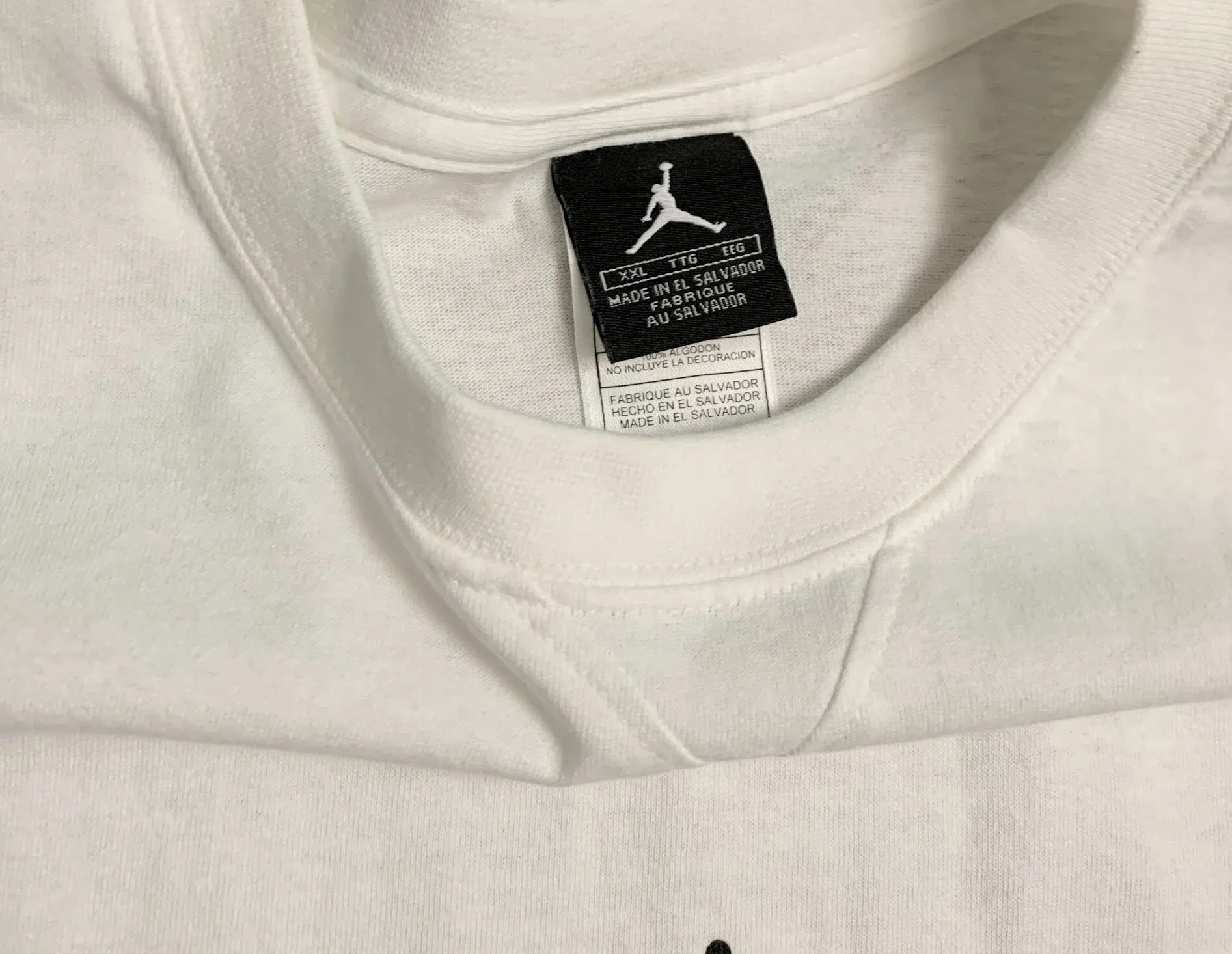 Air Jordan 18 Years Of Love White T Shirt (Size XXL) NWOT — RootsBK